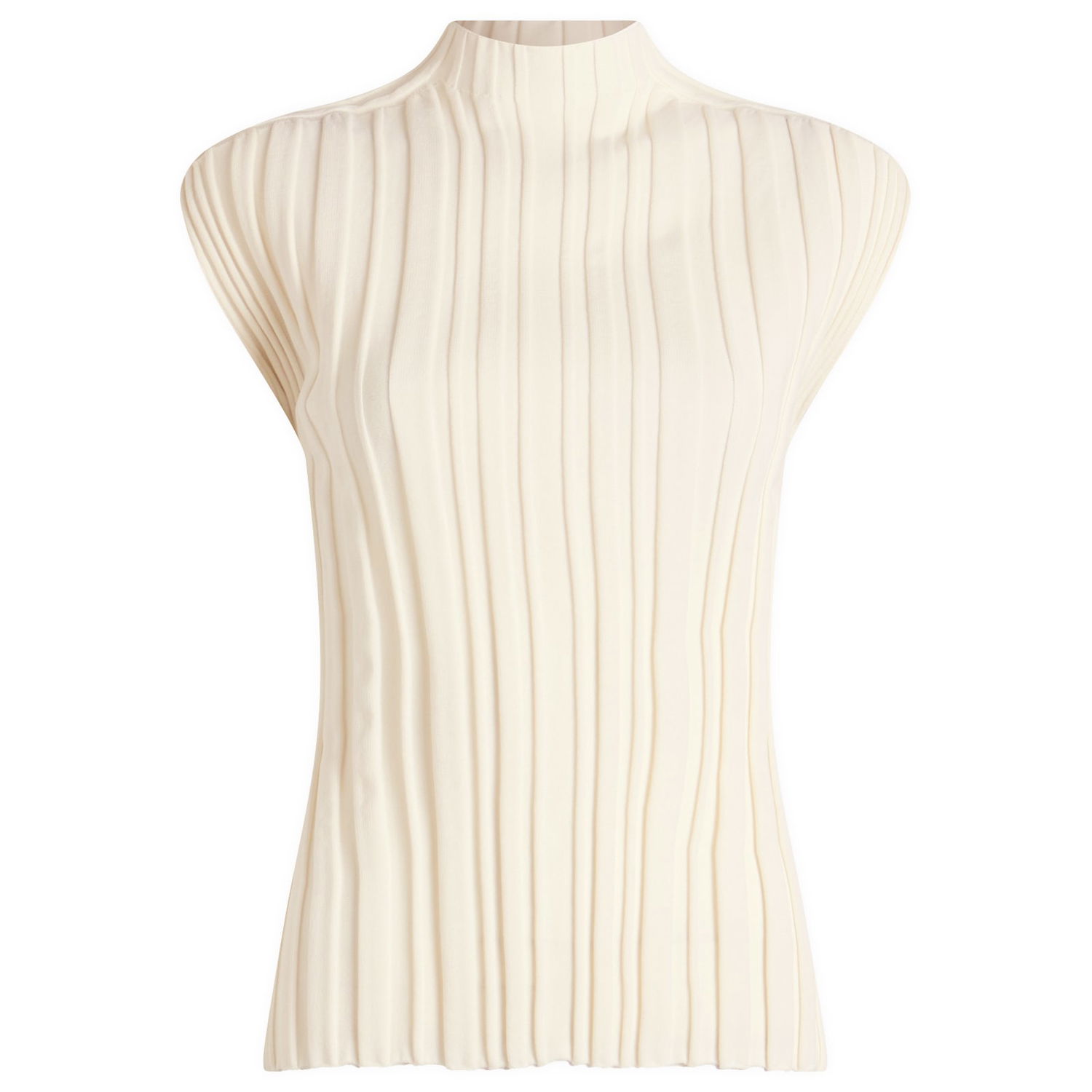 Tričká a tielka Pleats Please Issey Miyake Issey Miyake Pleats Please Rib Knit Short Sleeve Top Biela | PP56KK851-02, 0