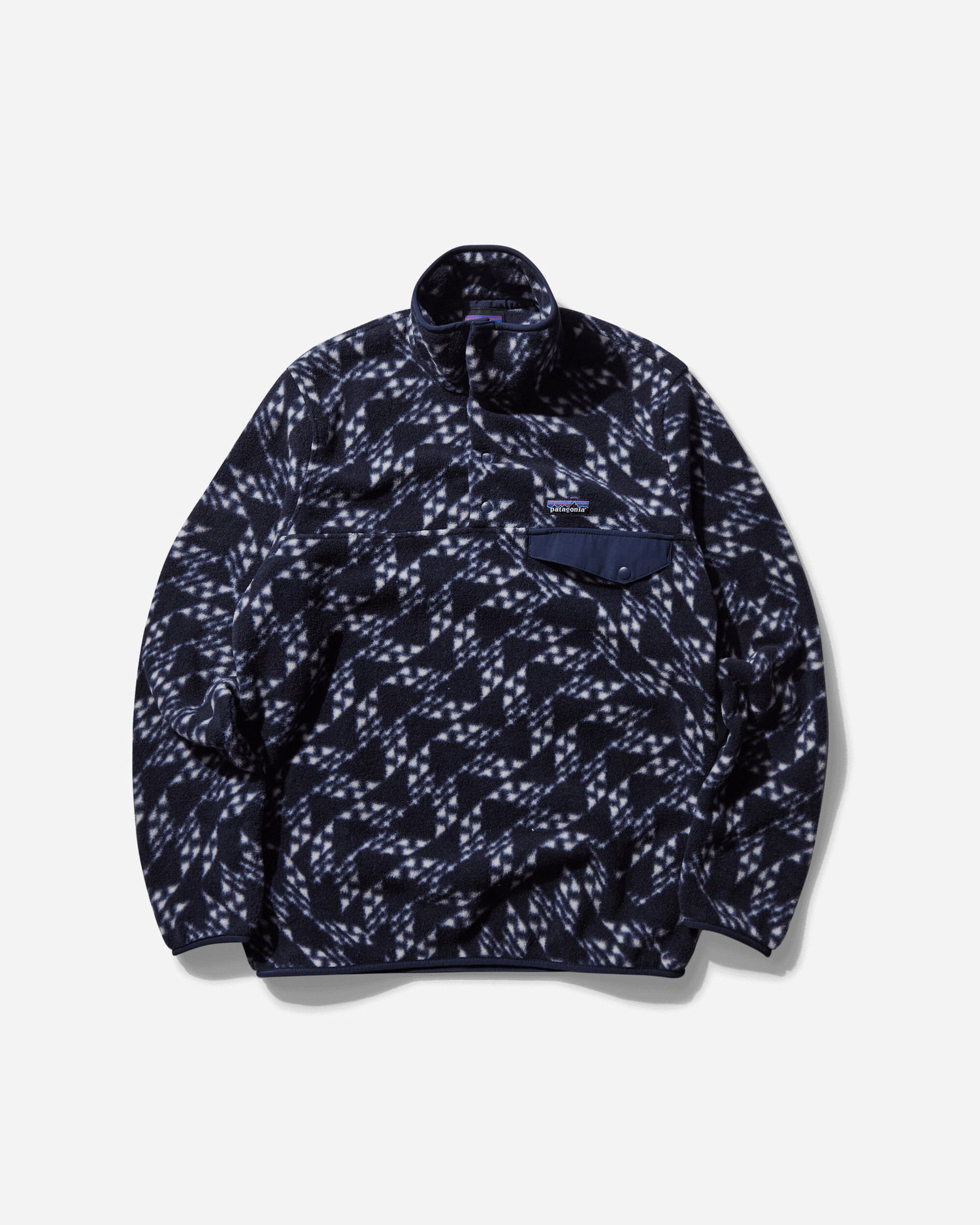 Sveter Patagonia Lightweight Synchilla Snap-T Pullover Synched Flight Modrá | 25551-SFNA, 1