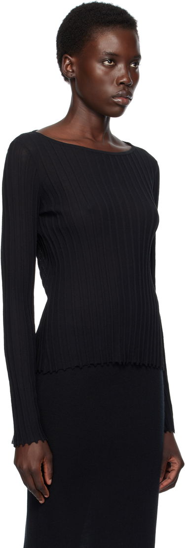 Tričko Loulou de Saison Loulou de Saison Mabille Ribbed Knit Top Červená | MABILLE, 4