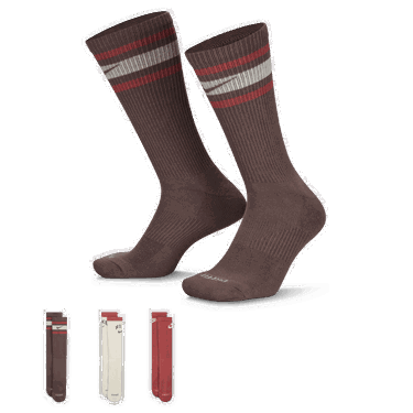 Ponožky Nike Everyday Plus 3pairs Hnedá | DX7665-909, 0