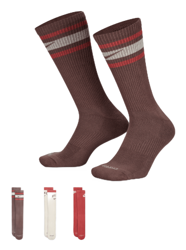 Ponožky Nike Everyday Plus 3pairs Hnedá | DX7665-909
