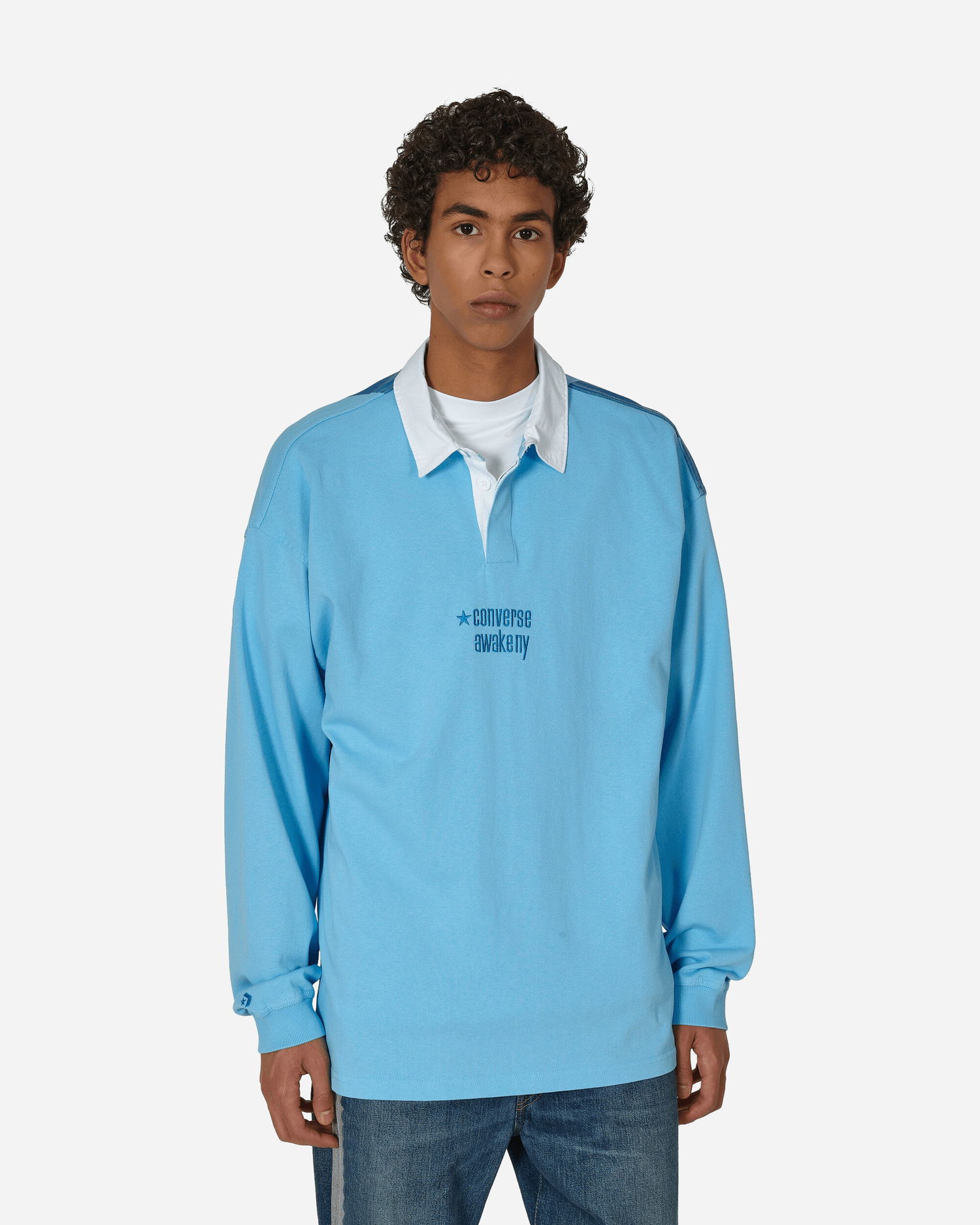 Mikina Converse NY Rugby Baltic Modrá | 10026480-A02, 1