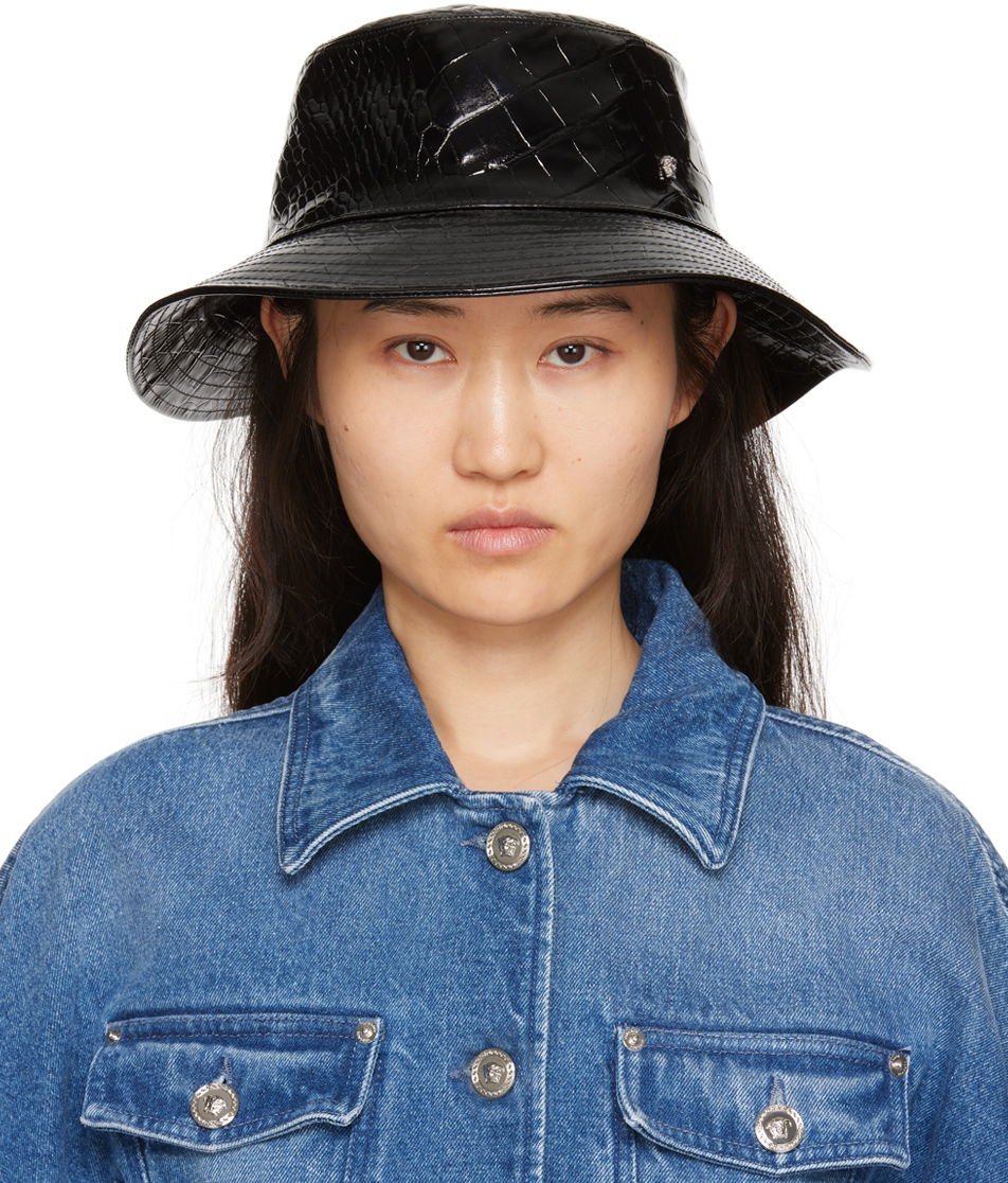 Klobúk Versace Croc Bucket Navy | 1012594_1A09251, 0
