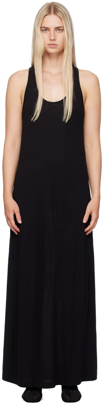 Šaty TOTEME TOTEME Scoop-Neck Maxi Dress Čierna | 243-WRD4175-FB0241, 0