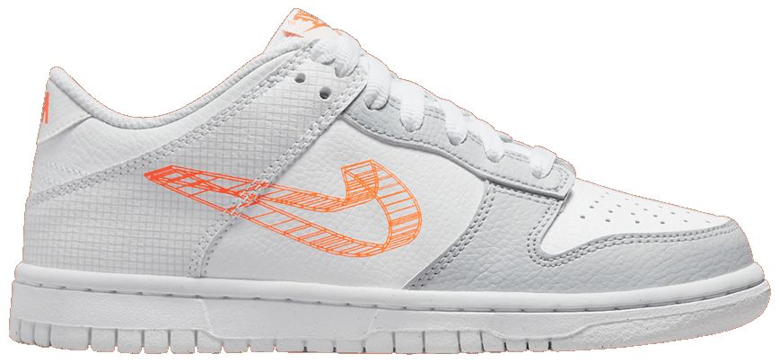 Tenisky a topánky Nike Dunk Low SE "3D Swoosh" GS Šedá | DR0171-100, 1