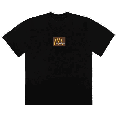 Tričko Cactus Jack by Travis Scott McDonald's x Sesame Inv T-Shirt Čierna | CJMD SS11 BLAC, 0