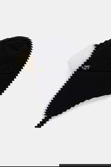 Klobúk Lacoste Faux Fur Lined Trapper Hat Čierna | RK6048, 0