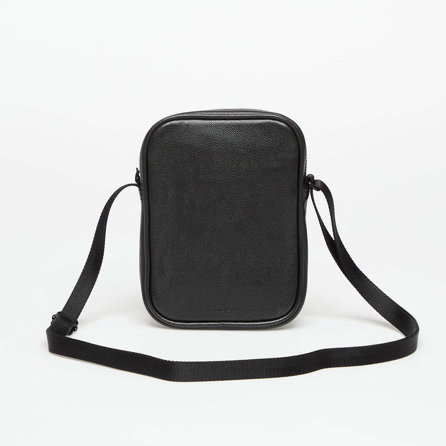 Taška cez rameno Fred Perry FRED PERRY Scotchgrain Leather Side Bag Čierna | L1189 102, 1