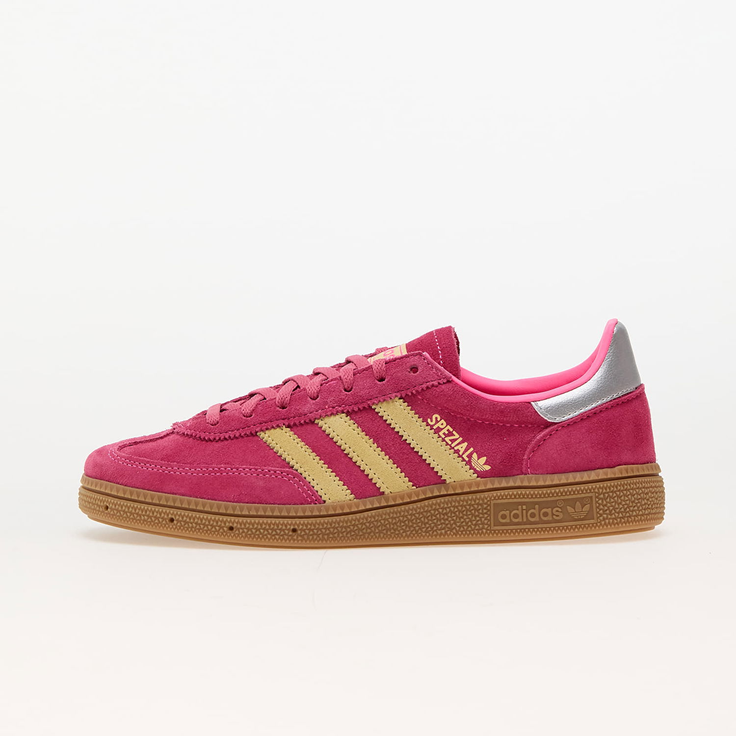 Tenisky a topánky adidas Originals Sneakers adidas Handball Spezial W Lucid Pink/ Almost Yellow/ Silver Metallic Červená | JI1407, 0