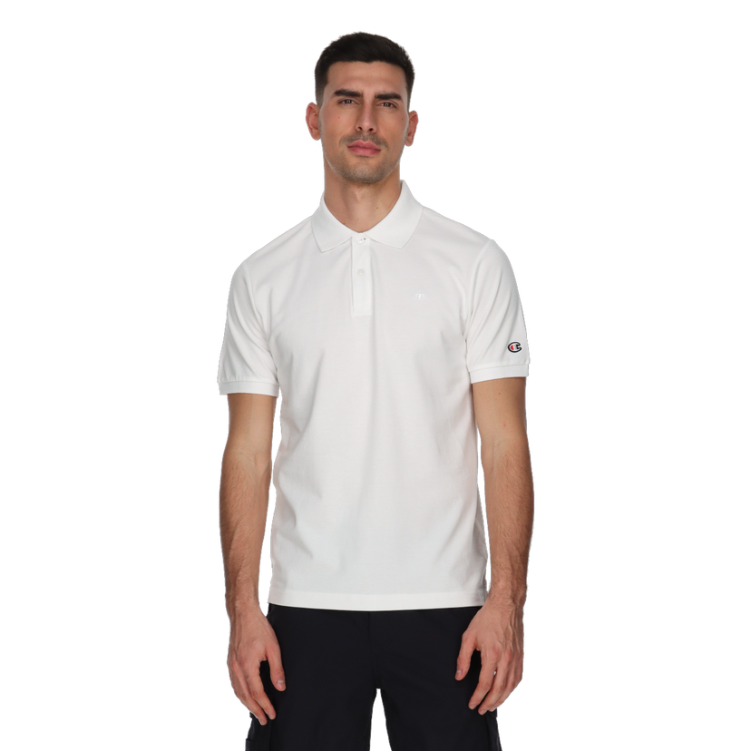 Polo tričko Champion Classic Polo Shirt Biela | 220536-WW001