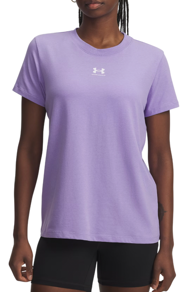 Tričko Under Armour Rival Core Short Sleeve T-Shirt Fialová | 1383648-538, 0