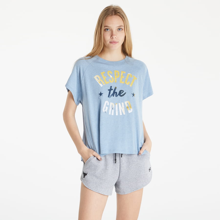 Tričko Under Armour Project Rock Respect Tee Modrá | 1369961-416, 0