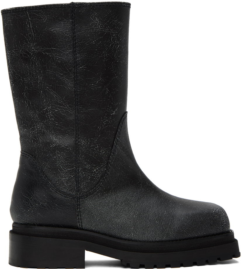 Tenisky a topánky Eckhaus Latta Eckhaus Latta Stacked Boots Čierna | FEKLWSTB200106
