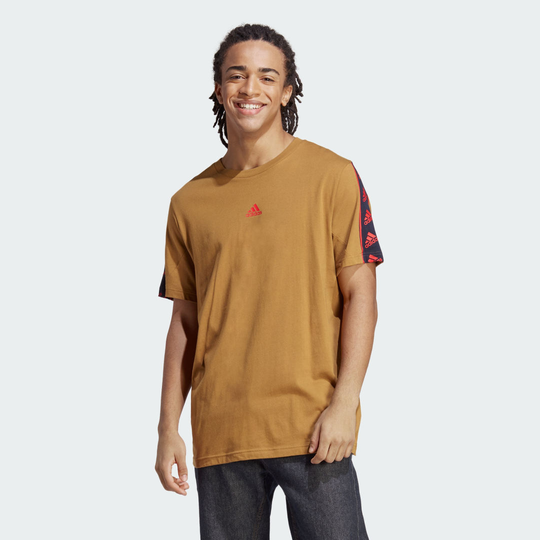 Tričko adidas Performance Brandlove Graphic T-Shirt Hnedá | IC6803, 0