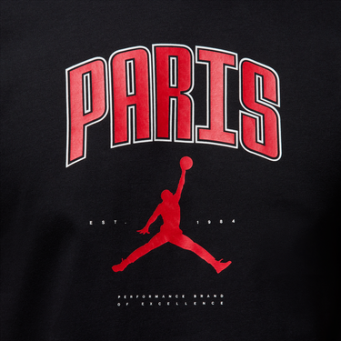 Tričko Jordan Jordan Paris T-Shirt Čierna | HQ0396-010, 4