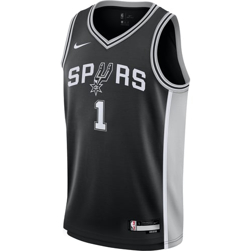 Dres Nike NBA San Antonio Spurs Wembanyam Victor Kids' Jersey Čierna | EZ2B7BX2P00 NAW SPUV