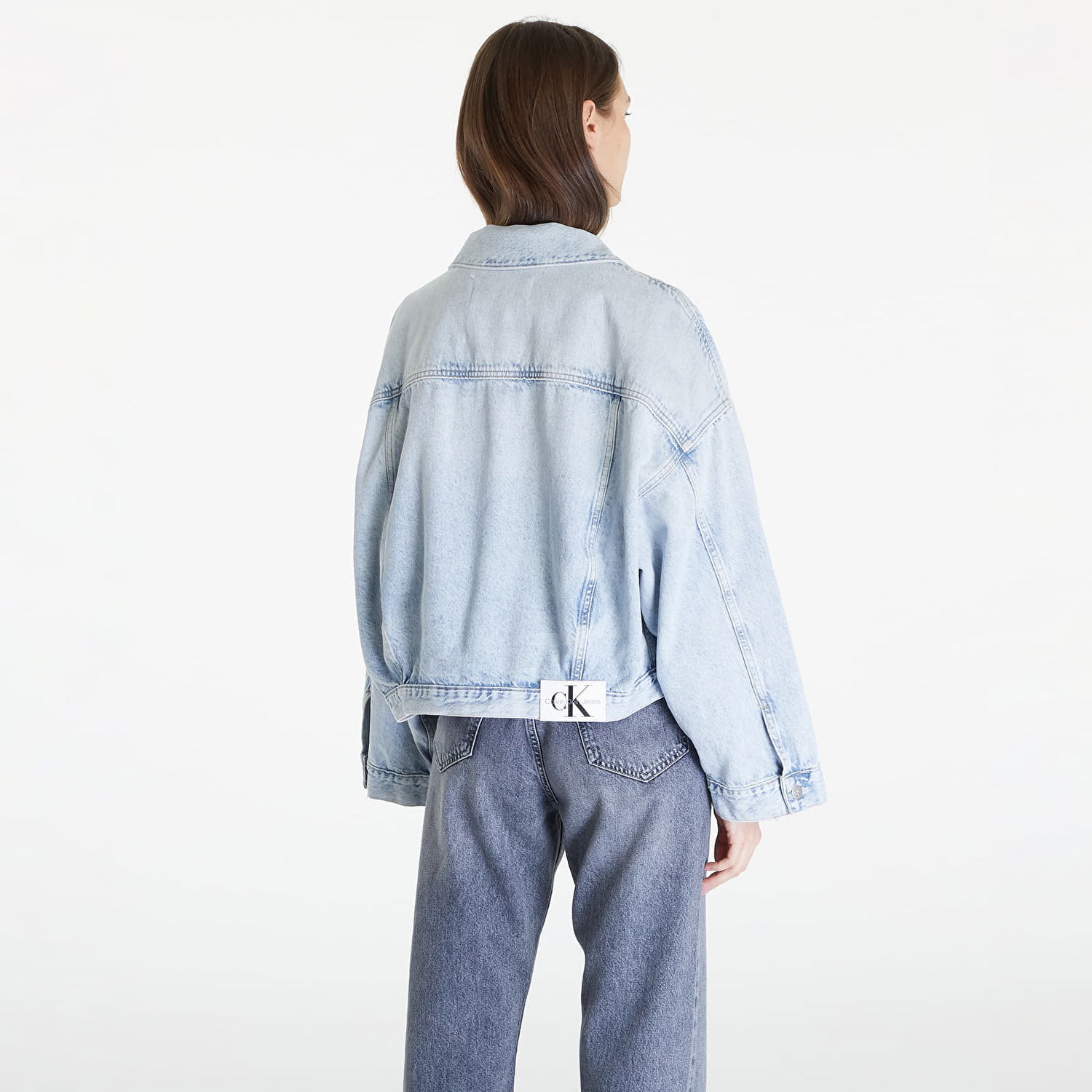 Bunda CALVIN KLEIN Relaxed Denim Jacket Denim Modrá | J20J222792 1AA, 1