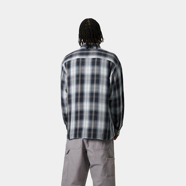 Košeľa Carhartt WIP Carhartt WIP Blanton Long Sleeve Plaid Shirt Modrá | I034379_8, 1