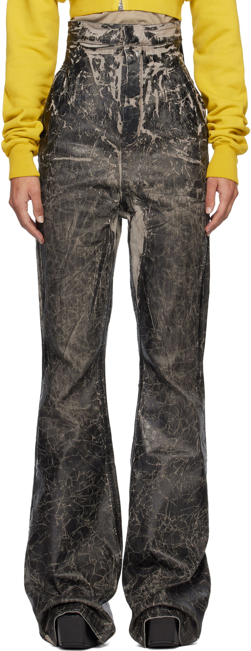 Džínsy Rick Owens DRKSHDW Concordians Dirt Bolan Jeans Čierna | DS02E7312 SDWF