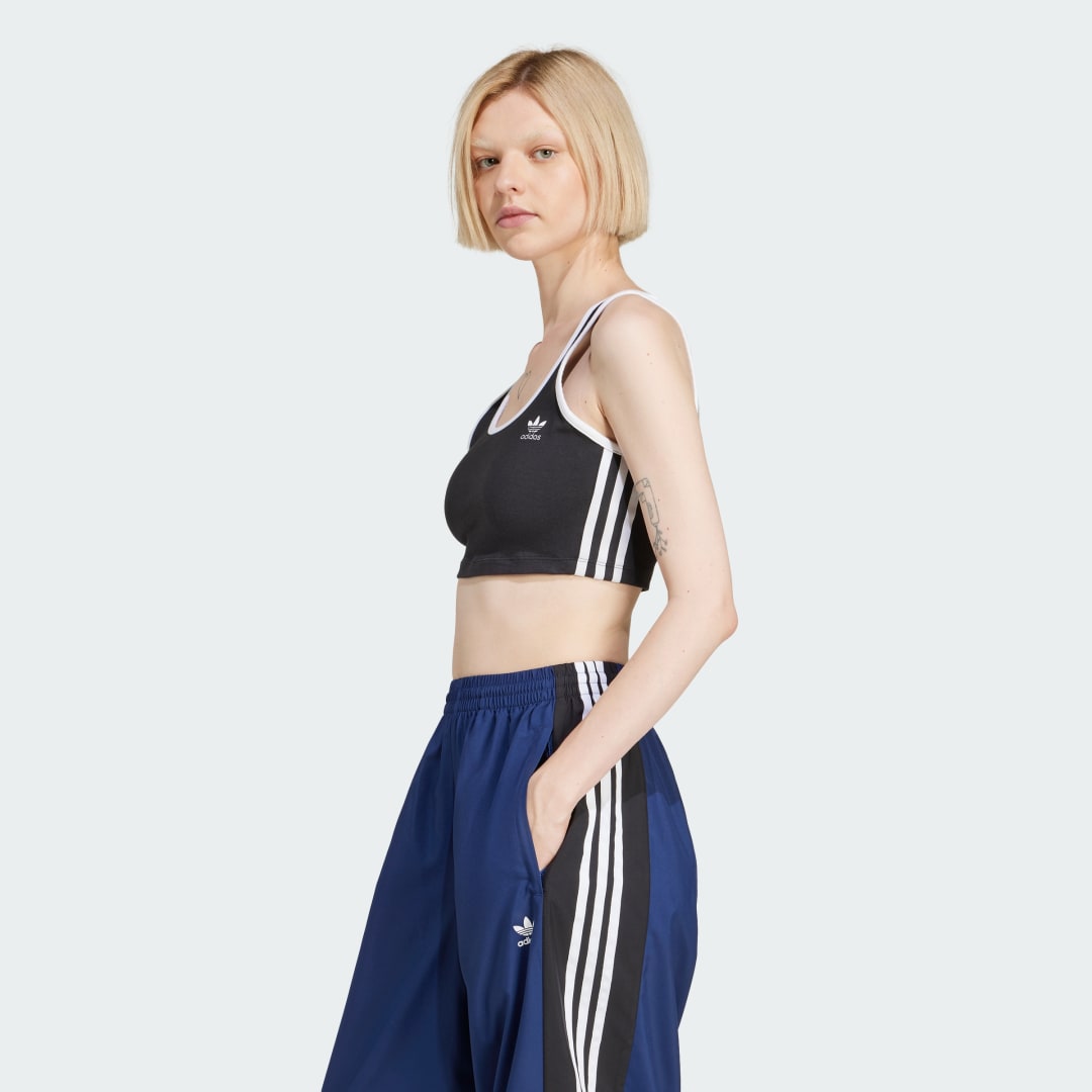 Podprsenka adidas Performance 3-Stripes Sports Bra Čierna | JD4612, 0