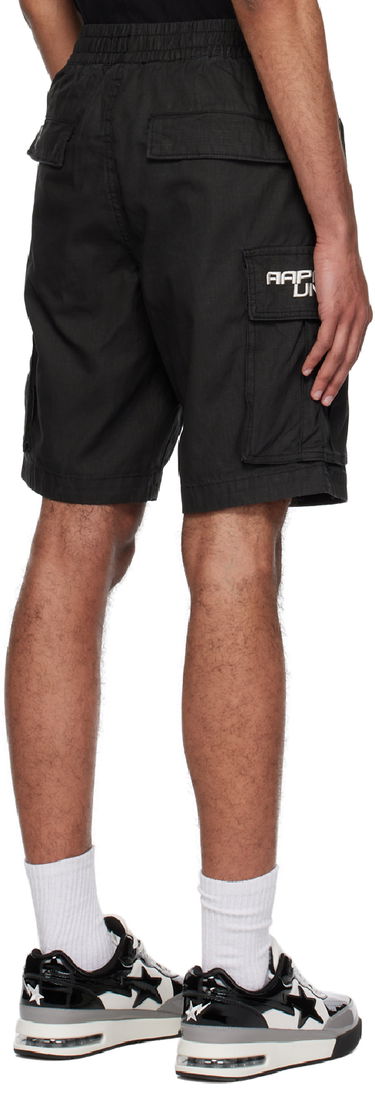Šortky AAPE by A Bathing Ape AAPE by A Bathing Ape Garment-Dyed Cargo Shorts Čierna | AAPSPM6963XXKBKX, 2