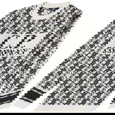 Sveter C.P. Company Wool Jacquard Crewneck Var.01 Čierna | 15CMKN234A-006633J-V01, 0