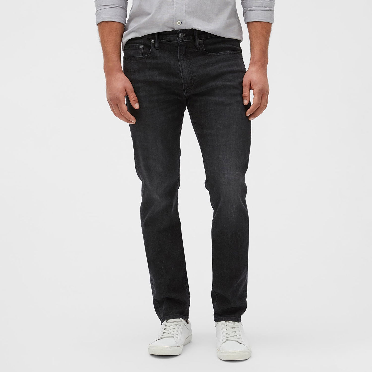 Džínsy GAP Denim Pants Slim Dark Grey 007 Šedá | 495663-00, 0