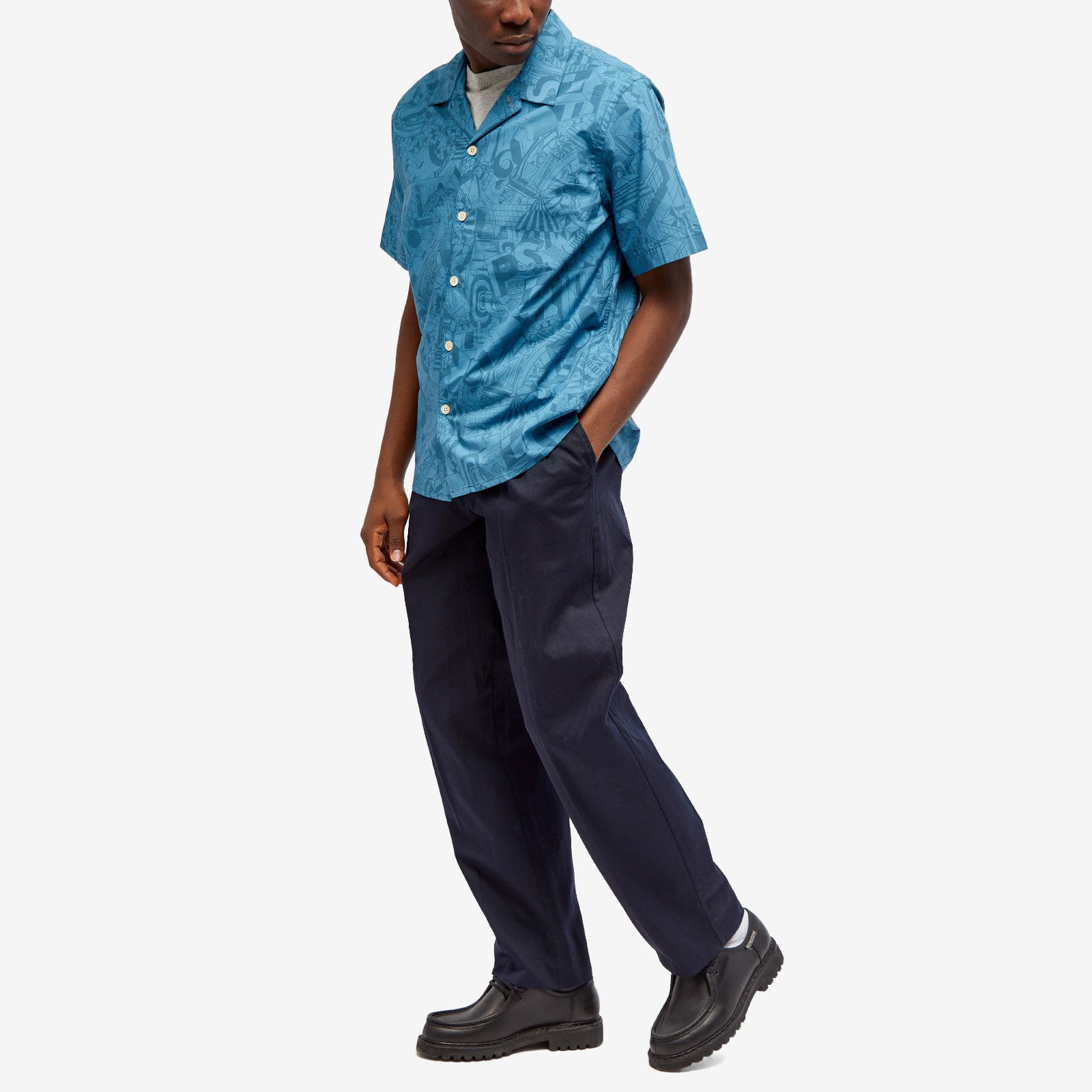 Paul Smith Men's Jack's World Vacation Shirt