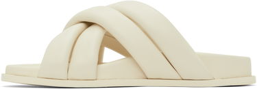 Spodná bielizeň a ponožky Anine Bing ANINE BING Lizzie Padded Slide Sandals Biela | A-14-4028-150, 2