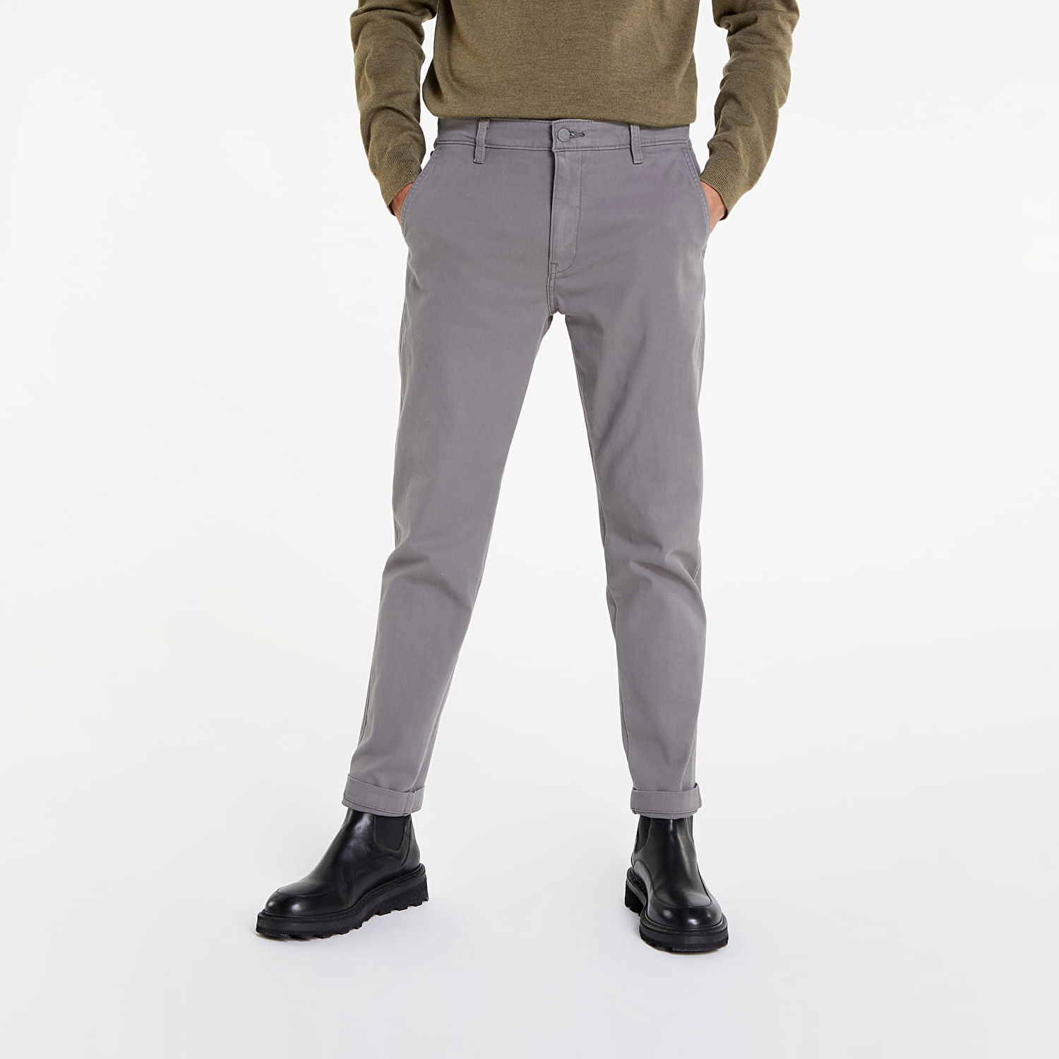 Nohavice Levi's XX Chino Standard Taper Pants Šedá | 17196-0062, 1