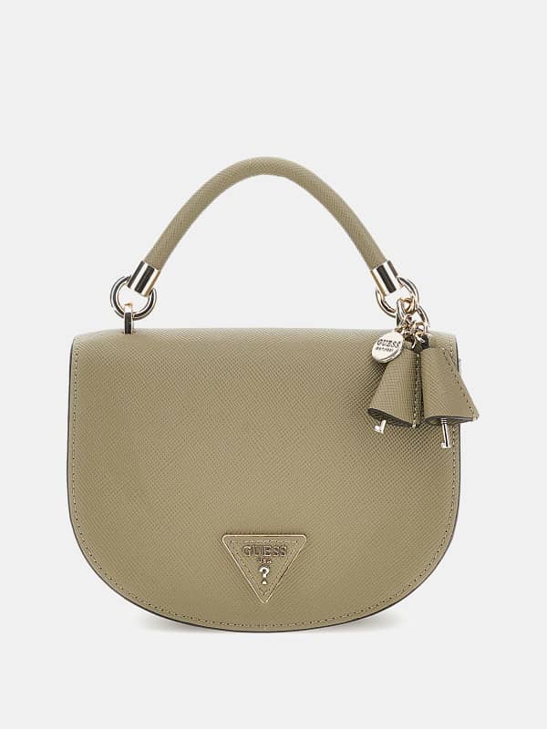 Kabelka GUESS Gizele Saffiano Mini Handbag Béžová | HWVG9195770, 0