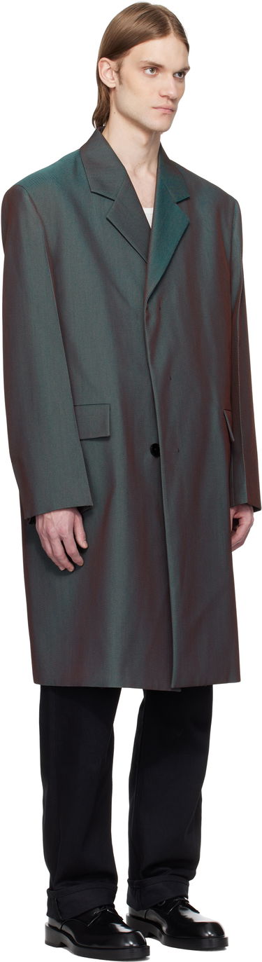 Kabáty Jil Sander Jil Sander Cavalry Twill Coat Zelené | J21AA0192_J40221, 1
