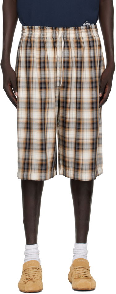 Šortky Acne Studios Acne Studios Check Shorts Rôznofarebný | CE0071-, 0