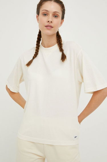 Tričko Reebok Classics Natural Dye Boxy T-Shirt Béžová | HH9704, 0