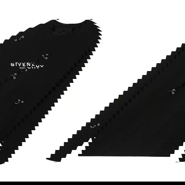 Sveter Givenchy Oversized Crewneck Čierna | BMJ0B83Y69 001, 1