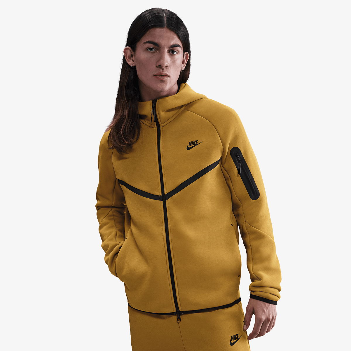 Mikina Nike Tech Fleece Full-Zip Hoodie Žltá | HV0949-352, 0