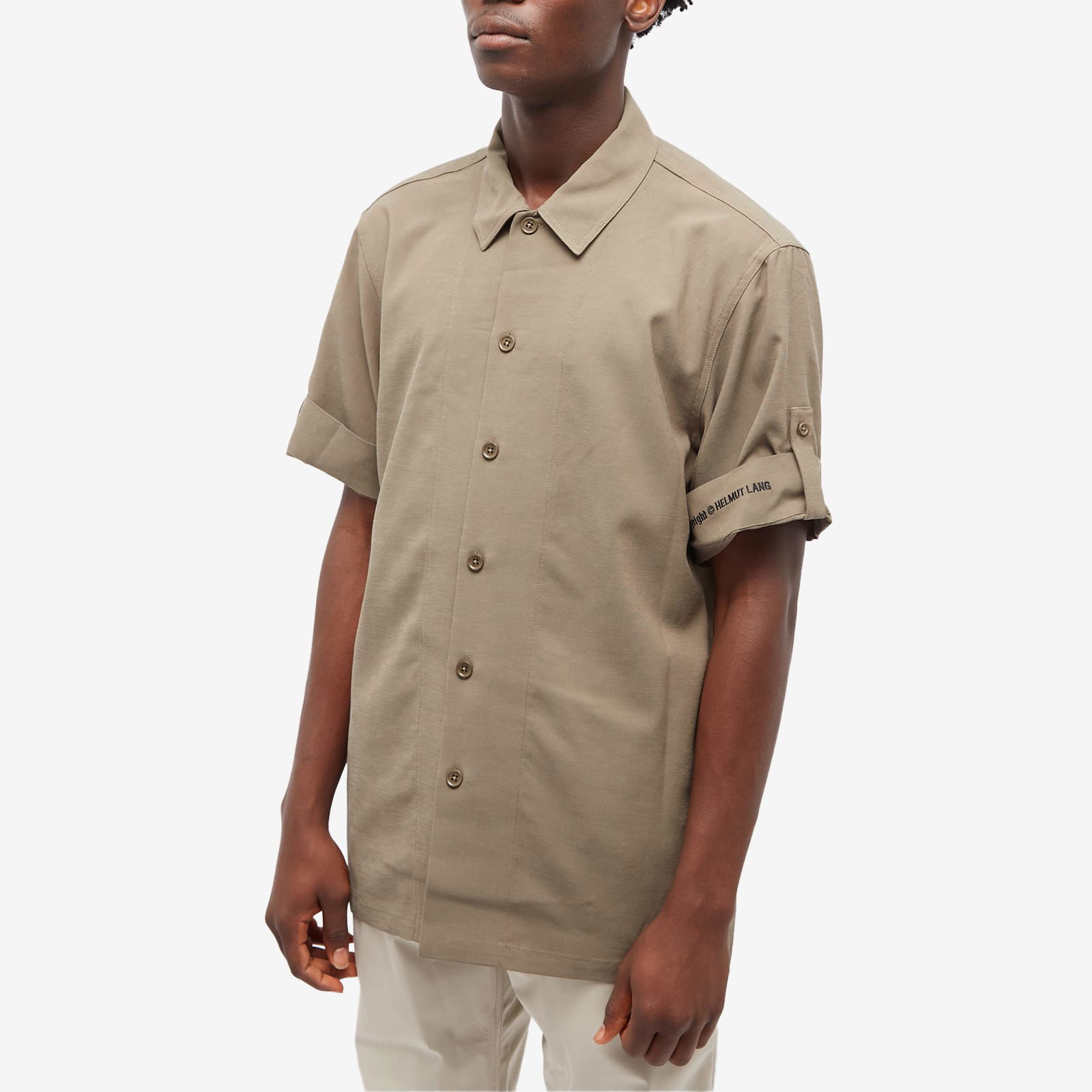 Helmut Lang Men's Roll Up Vacation Shirt