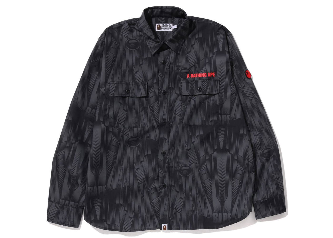 Košeľa BAPE Speed Racer Relaxed Fit Shirt Čierna | 1J30-131-003, 0