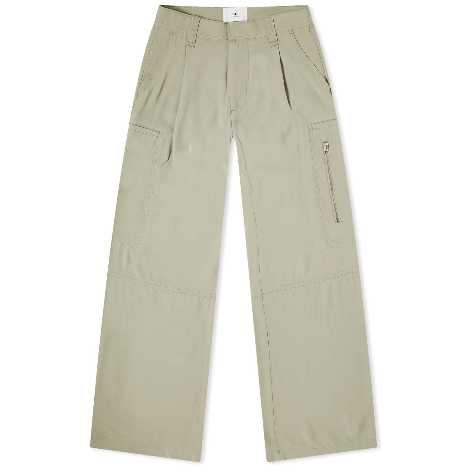 Cargo nohavice AMI Paris Cargo Trousers Béžová | FTR301-AC0009-317, 0