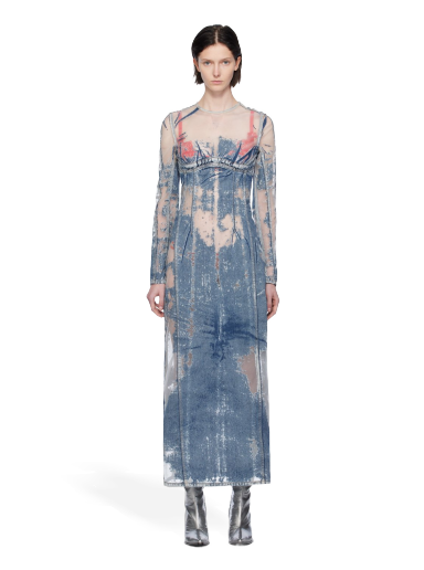 Šaty Diesel De-Nicolo-Fsd Maxi Dress Navy | A12196 068JH