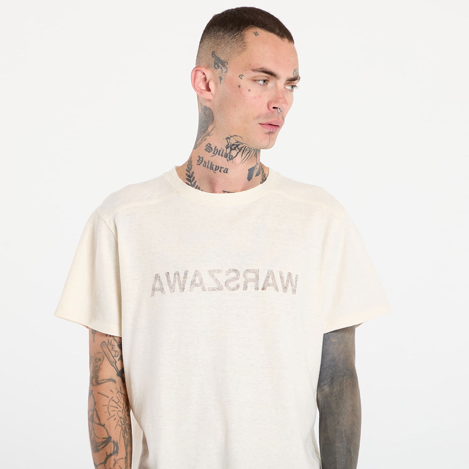 Tričko MISBHV Warszawa Cold Wave T-Shirt White Biela | 251M122, 1
