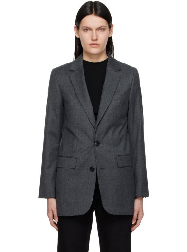 Kabáty AMI Two Button Blazer Šedá | UBV001.200