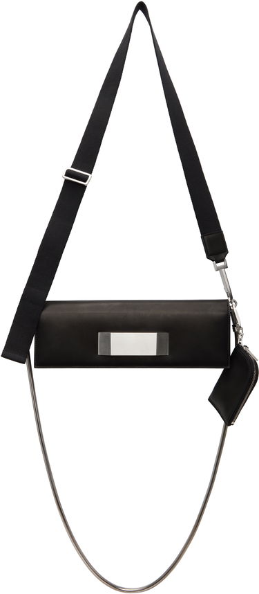 Taška cez rameno Rick Owens Rick Owens Hollywood Griffin Baguette Bag with Metal Detail Čierna | RO01E7442 LBLWEH, 0