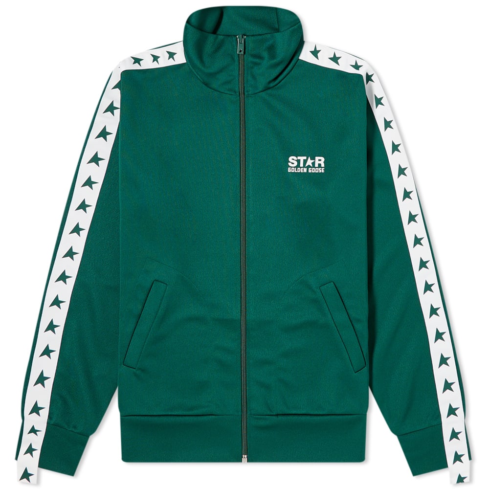 Bunda Golden Goose Golden Goose Star Zipped Track Jacket Zelené | GWP00875-P000520-35825, 0