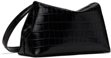 Taška cez rameno TOTEME TOTEME T-Lock Croc-Embossed Clutch Čierna | 243-WAL944-LE0076, 2