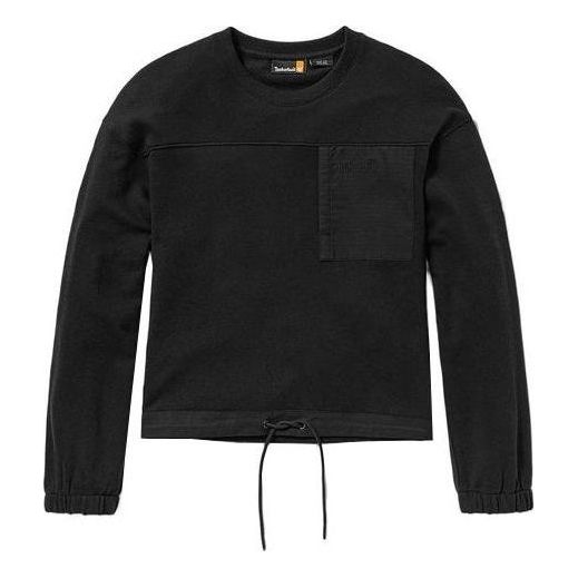 Sveter Timberland Timberland Bold Beginnings Mix Media Creneck Sweater Čierna | A6AA5-001