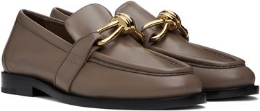 Tenisky a topánky Bottega Veneta Bottega Veneta Astaire Leather Loafers Hnedá | 796697 V5DZ0, 3