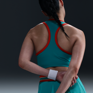 Šaty Nike NikeCourt Slam Dri-FIT Tennis Dress Tyrkysová | FZ6742-345, 3