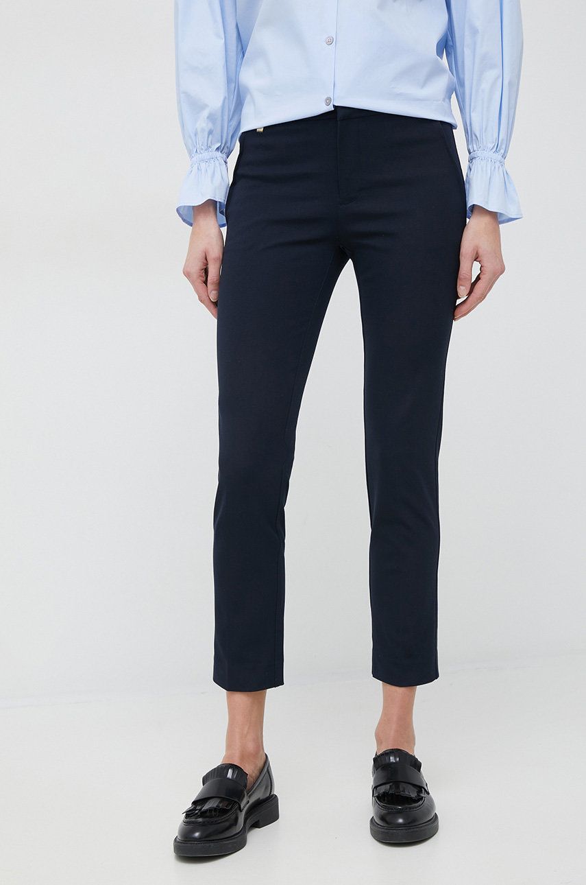 Nohavice Polo by Ralph Lauren Trousers Chinos Navy | 200747991, 0