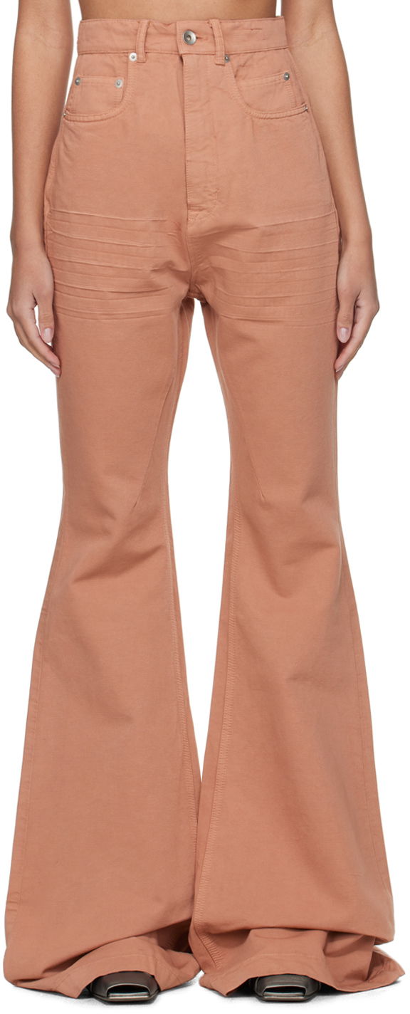 Džínsy Rick Owens Rick Owens DRKSHDW Bolan Flare Jeans Oranžová | DS01D1311 CB